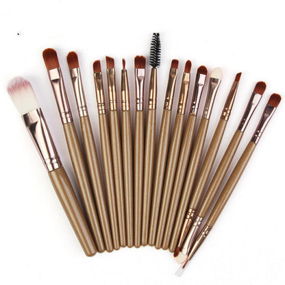 Set Of 15 Makeup Brushes-shopluxelook.store