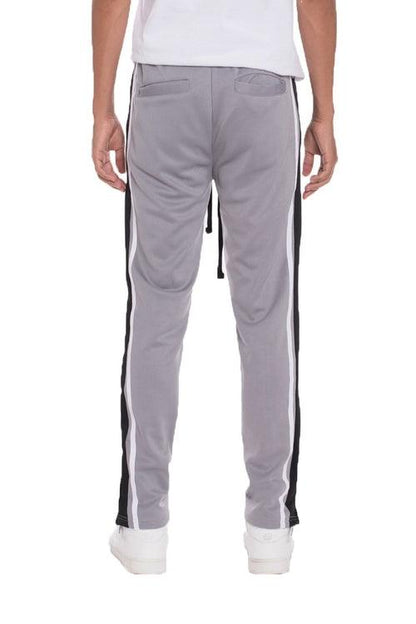 TRICOT STRIPED TRACK PANTS - shopluxelook.store 