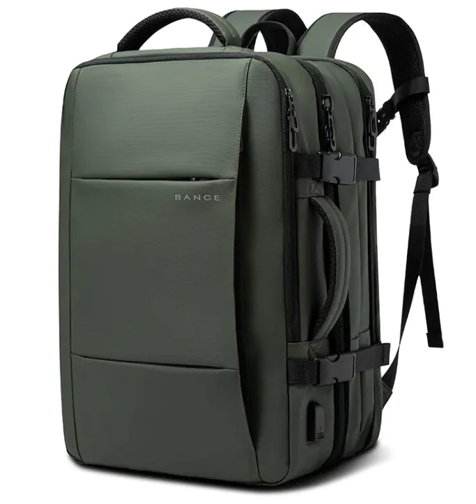 Men's Business Travel Backpack - Green