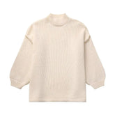 Casual All-match Round Neck Long Sleeve Knitted Sweater shopluxelook.store