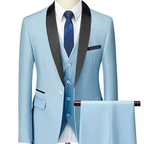 Men 3 Pieces Suit Set Men Wedding Suits Groom Tuxedos shopluxelook.store