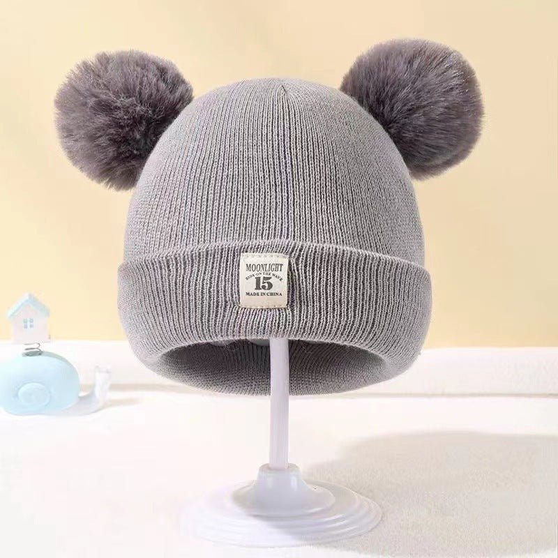 baby hat-Baby Hat Autumn And Winter Woolen Cap-shopluxelook.store