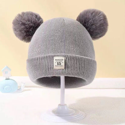 Baby Hat Autumn And Winter Woolen Cap - Luxury 0 by Shop Luxe Look