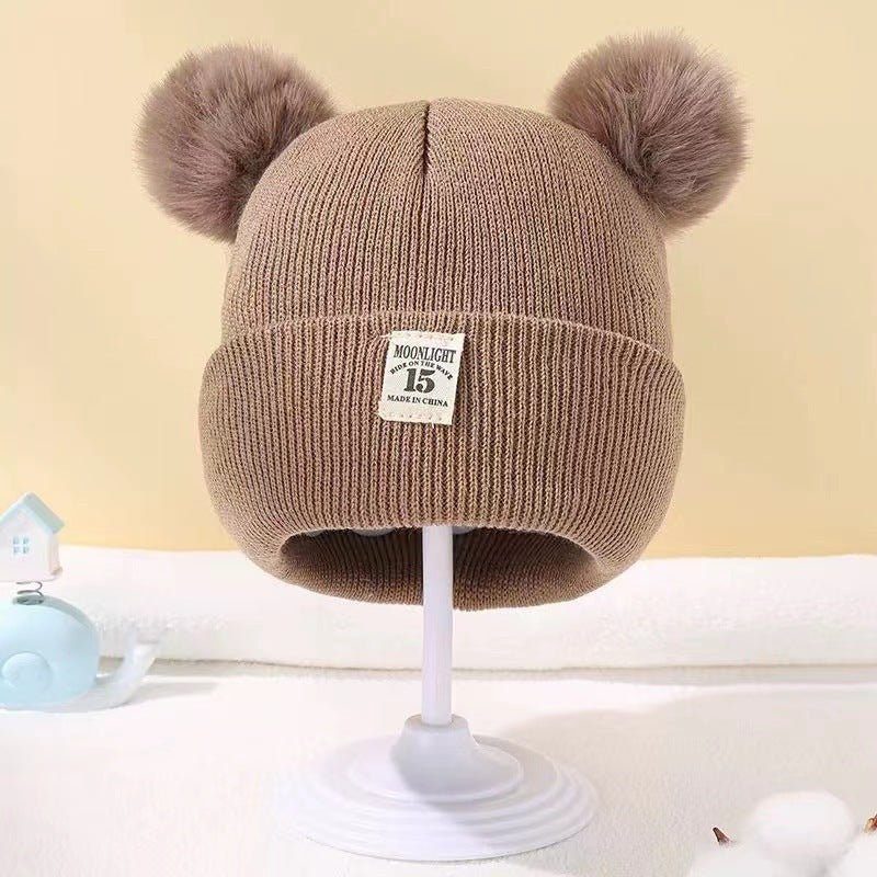 baby hat-Baby Hat Autumn And Winter Woolen Cap-shopluxelook.store