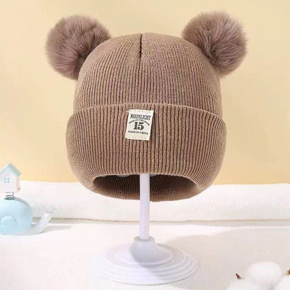 Baby Hat Autumn And Winter Woolen Cap - Luxury 0 by Shop Luxe Look