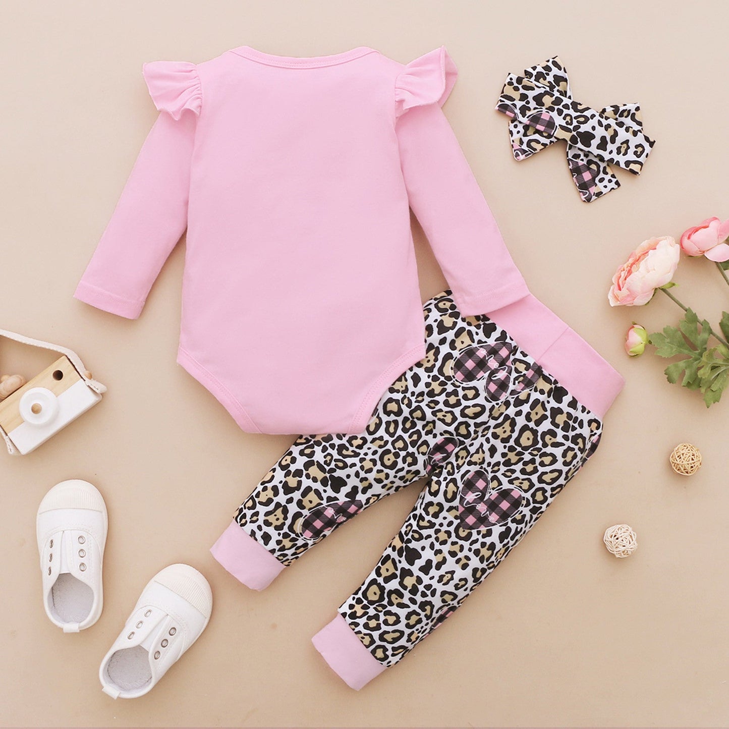 Baby Long Sleeve Jumpsuit Pants Clothing Set-shopluxelook.store