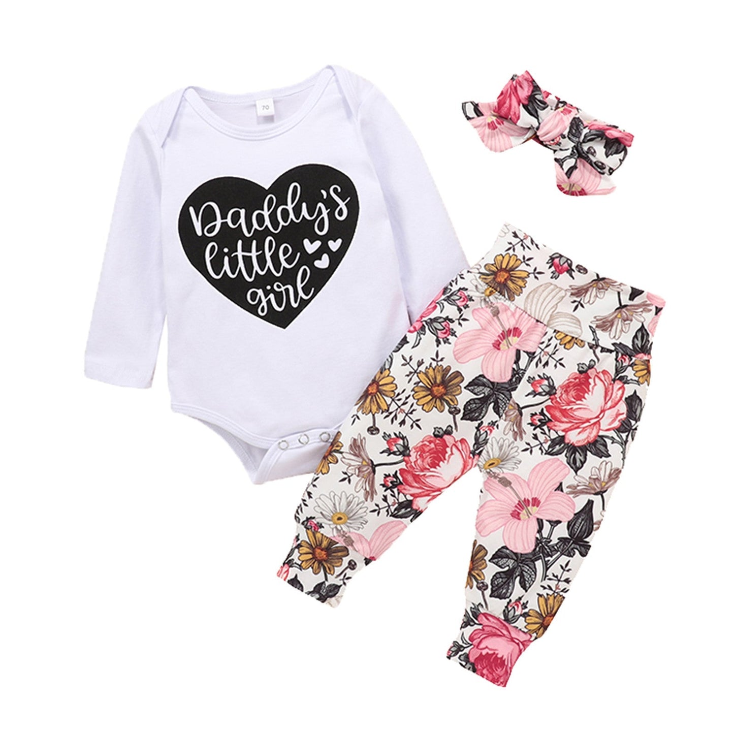 Baby Long Sleeve Jumpsuit Pants Clothing Set-shopluxelook.store