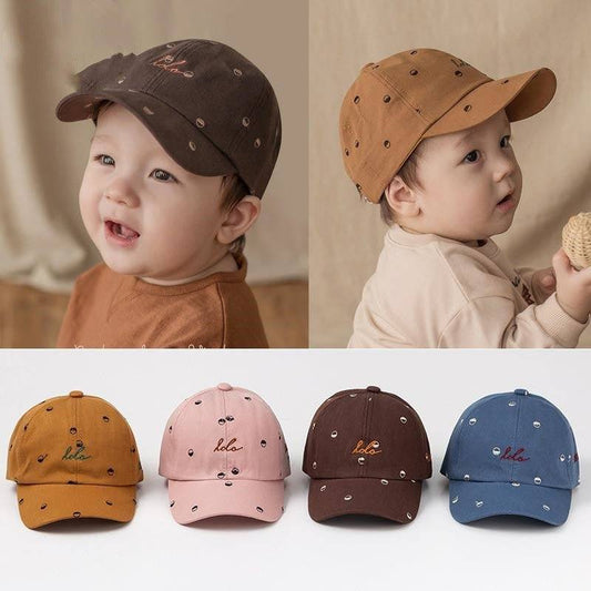 Baby Soft Cotton Caps, Adjustable Baseball Caps For Boys And Girls, Hip - Hop Sun Hats - Luxury 0 by Shop Luxe Look