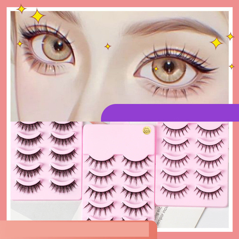 5 Pairs Manga Lashes New Arrival Anime Cosplay Natural Wispy Korean Ma