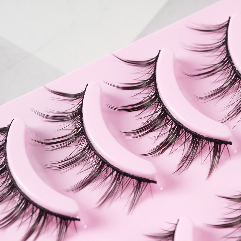 5 Pairs Manga Lashes New Arrival Anime Cosplay Natural Wispy Korean Ma