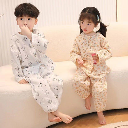 Cartoon Cotton Children's Pajama Set - Luxury 0 by Shop Luxe Look