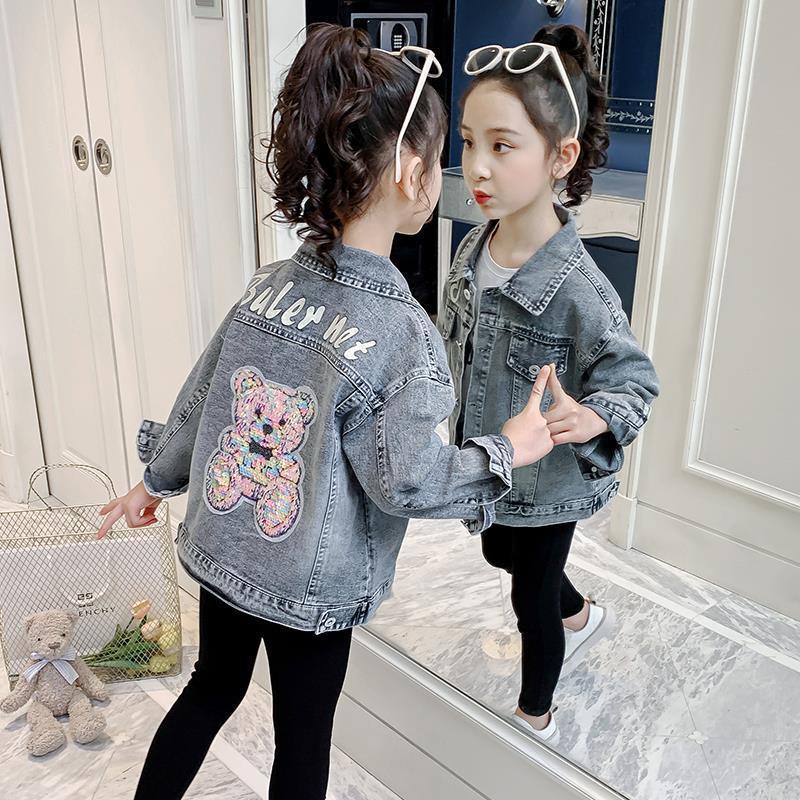 cartoon jacket-Cartoon Jacket Clothes Children Denim Tops-shopluxelook.store