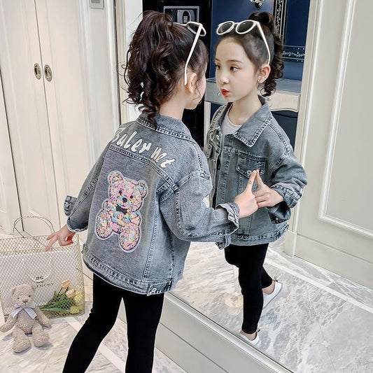 Cartoon Jacket Clothes Children Denim Tops-shopluxelook.store