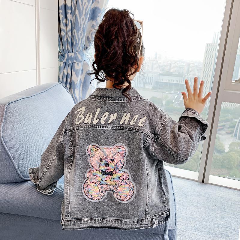 cartoon jacket-Cartoon Jacket Clothes Children Denim Tops-shopluxelook.store