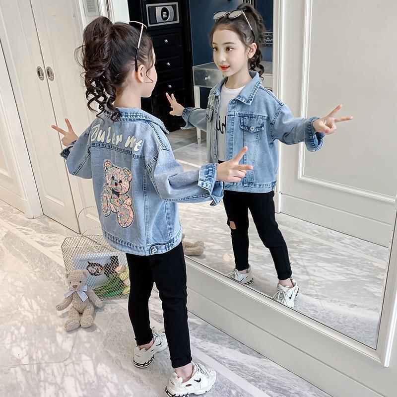 Cartoon Jacket Clothes Children Denim Tops-shopluxelook.store