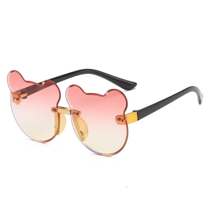 Cat Ear Kids Sunglasses Frameless Shape - Luxury 0 by Shop Luxe Look