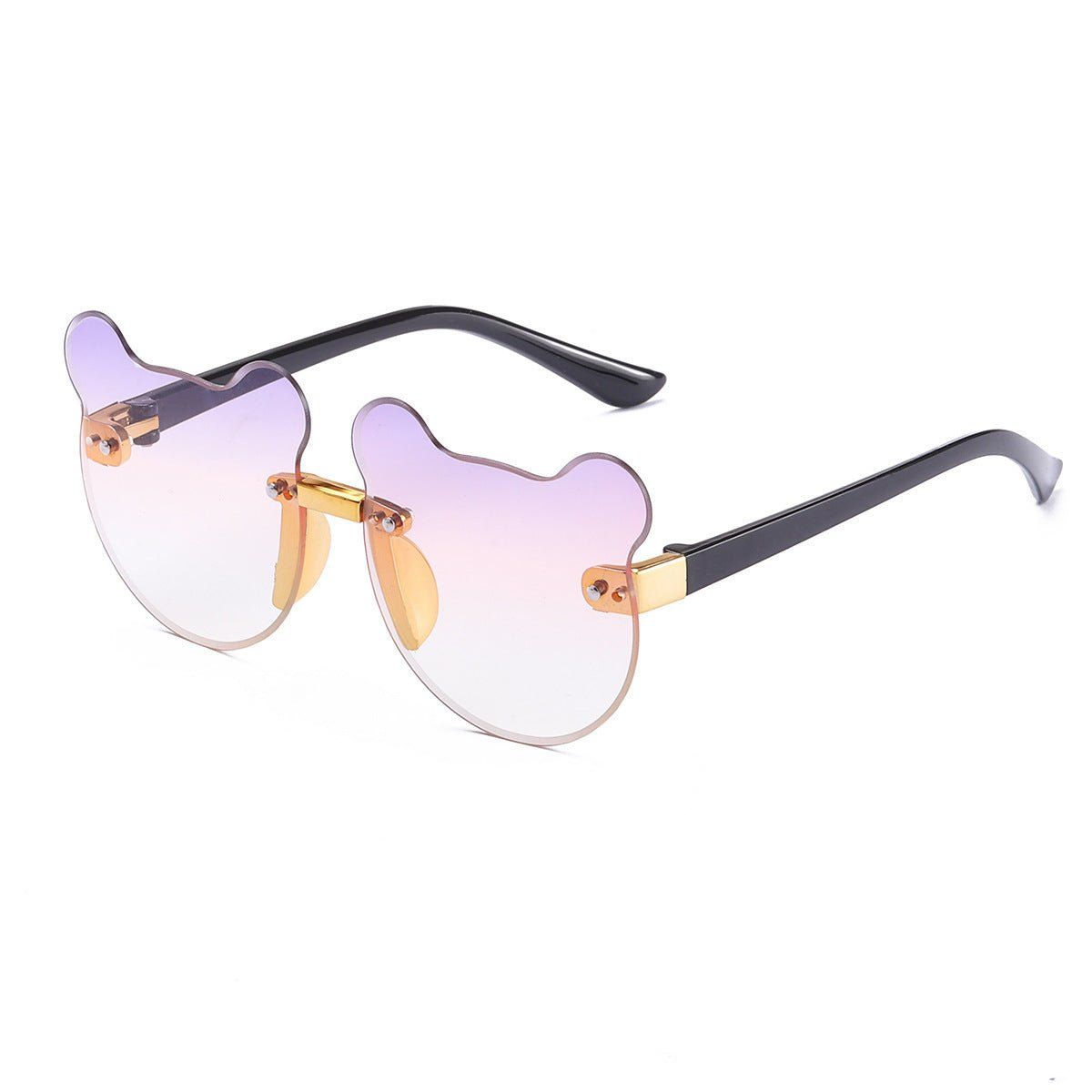 cat ear kids sunglasses-Cat Ear Kids Sunglasses Frameless Shape-shopluxelook.store