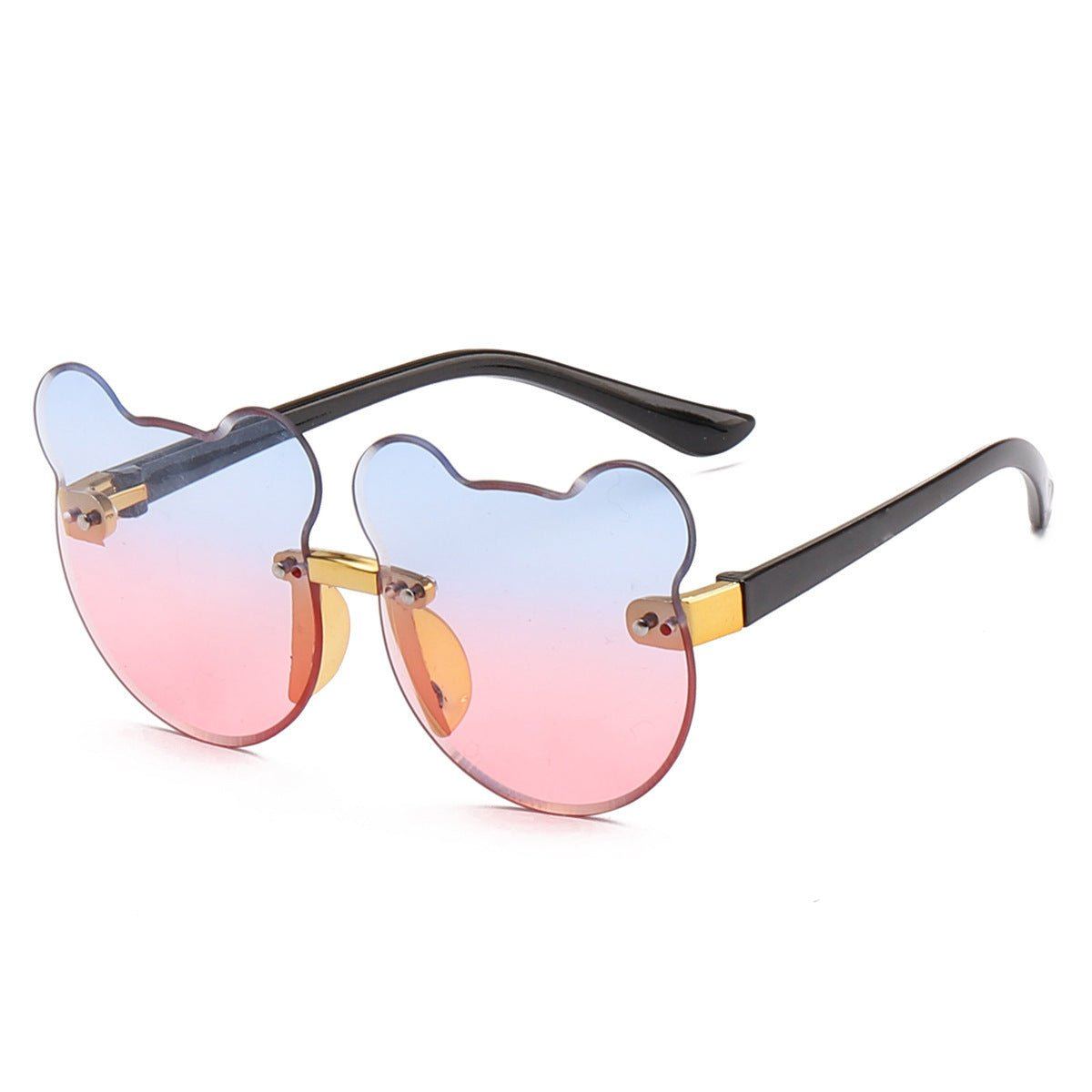 cat ear kids sunglasses-Cat Ear Kids Sunglasses Frameless Shape-shopluxelook.store