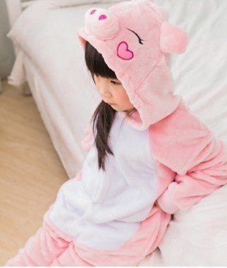 children cartoon animal pajamas-Children Cartoon Animal One Piece Pajamas-shopluxelook.store