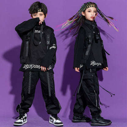 Children Hip - hop Trendy Clothes Dark Costume - Luxury 0 by Shop Luxe Look