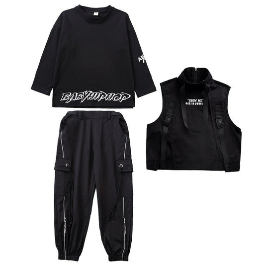 Children Hip-hop Trendy Clothes Dark Costume