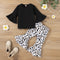 Children Leopard Flared Pants Casual Suit-shopluxelook.store