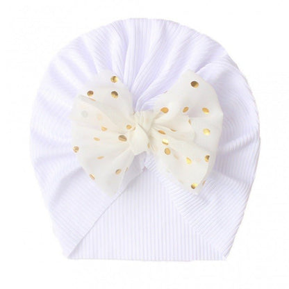 Children's Bow Knot Pullover Hat Baotou - Luxury 0 by Shop Luxe Look