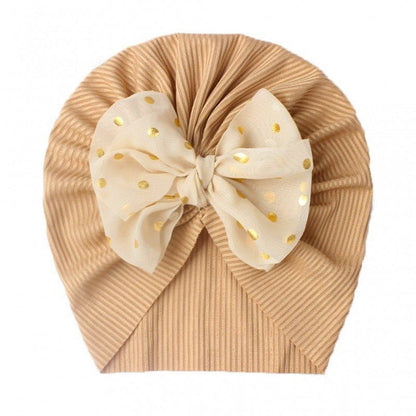 Children's Bow Knot Pullover Hat Baotou - Luxury 0 by Shop Luxe Look