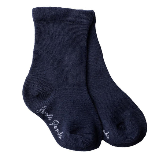 Children's Navy Bamboo Socks-shopluxelook.store