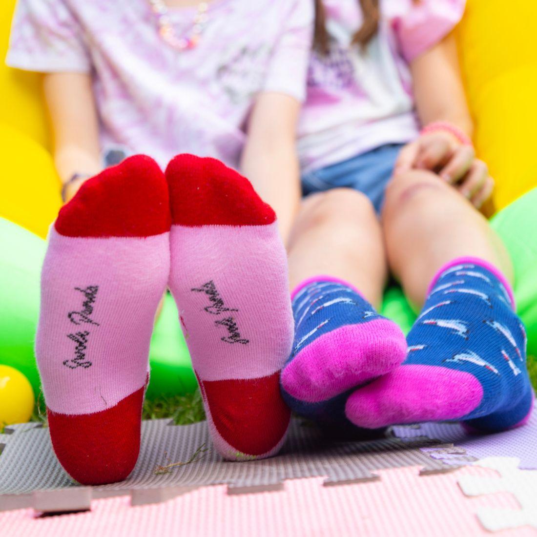 Children's Navy Bamboo Socks-shopluxelook.store