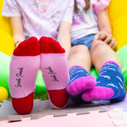 Children's Navy Bamboo Socks-shopluxelook.store