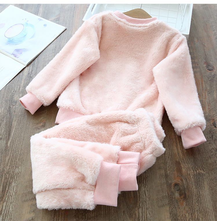 Children's Plush Thick Coral Fleece Home Clothes-shopluxelook.store