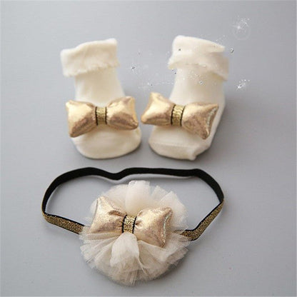 Children's short socks headband accessories - Luxury 0 by Shop Luxe Look