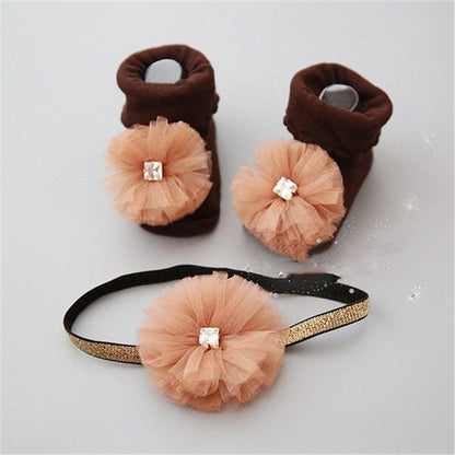 Children's short socks headband accessories - Luxury 0 by Shop Luxe Look