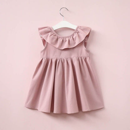 Children's Sleeveless One - piece Dress - Luxury 0 by Shop Luxe Look