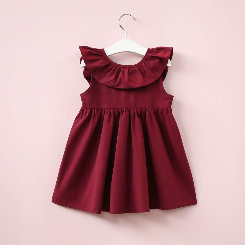 Children's Sleeveless One - piece Dress - Luxury 0 by Shop Luxe Look