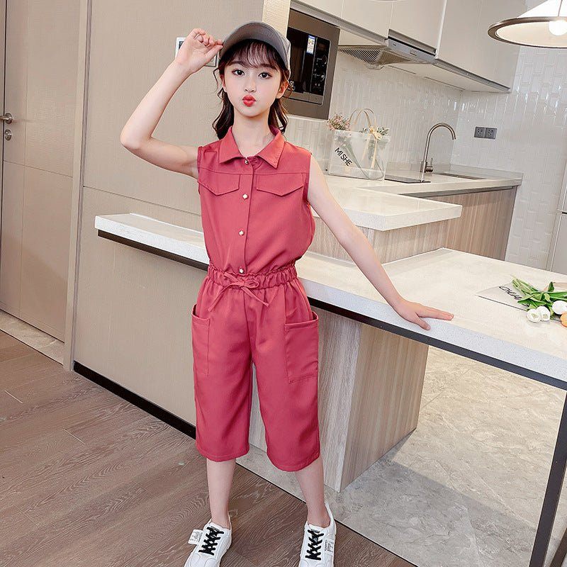 Children'S Summer Sports Big Clothing Girl Korean Version - Luxury 0 by Shop Luxe Look