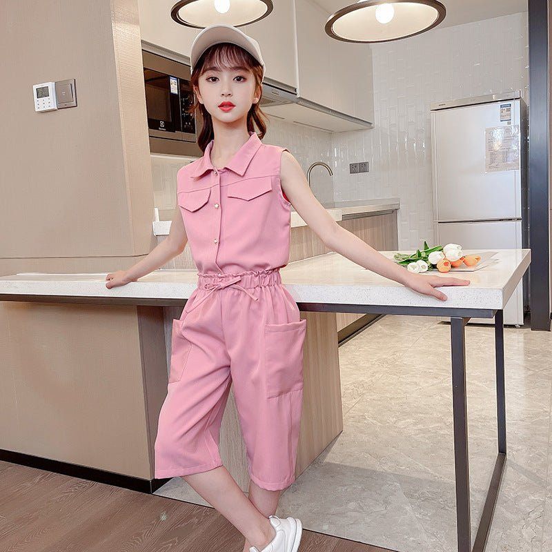 Children'S Summer Sports Big Clothing Girl Korean Version - Luxury 0 by Shop Luxe Look