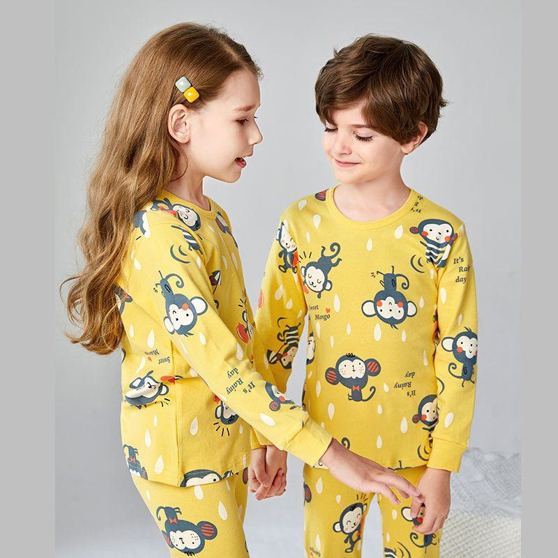 children's underwear-Children's Underwear Set Cotton Boys And Girls Underwear Set Pajamas-shopluxelook.store