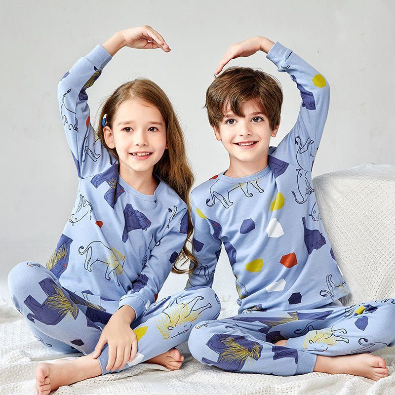 children's underwear-Children's Underwear Set Cotton Boys And Girls Underwear Set Pajamas-shopluxelook.store