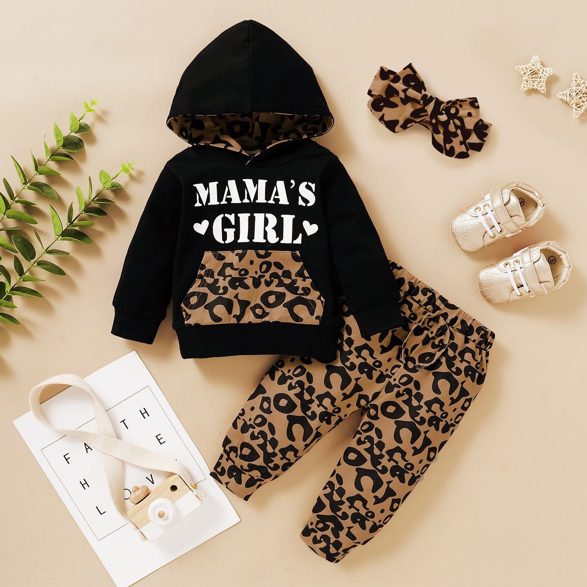 letter print hooded leopard print trousers-Clothes Letter Print Hooded Leopard-print Trousers-shopluxelook.store