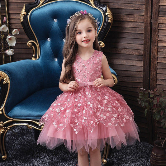 Clothing Baby Girls Middle And Small Children Kindergarten Dresses - Luxury 0 by Shop Luxe Look