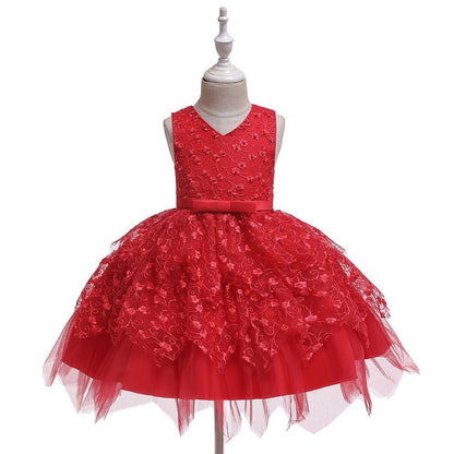 Clothing Baby Girls Middle And Small Children Kindergarten Dresses - Luxury 0 by Shop Luxe Look