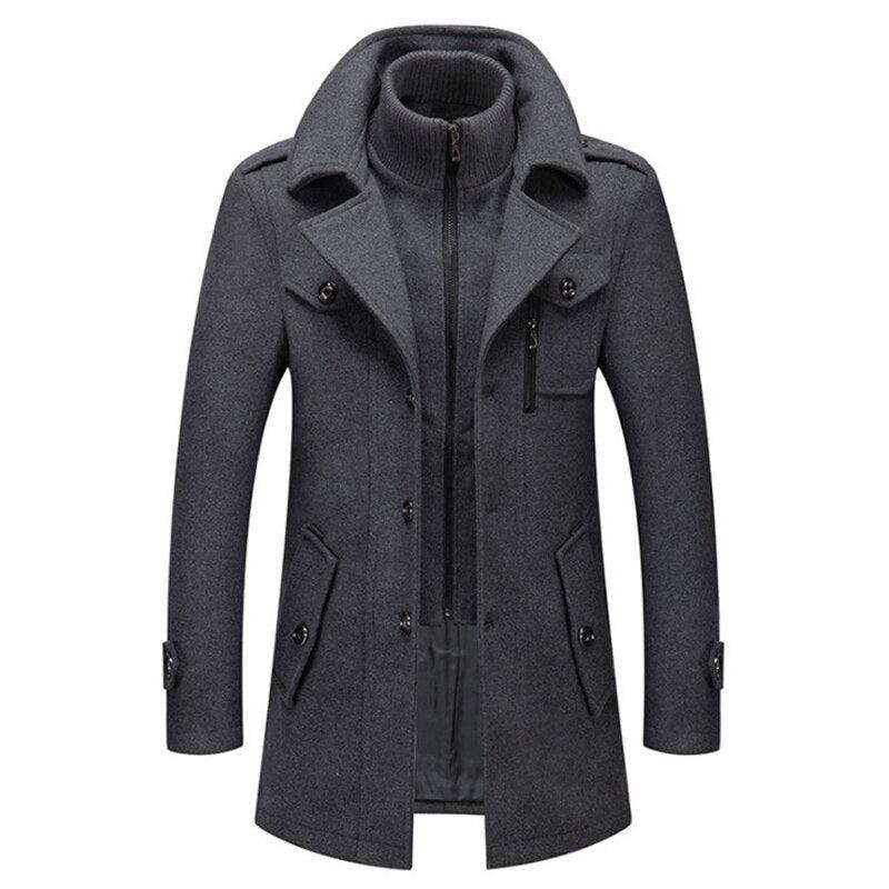 Cold-resistant Plus Cotton Woolen Men's Jacket-shopluxelook.store