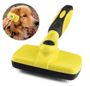 Compatible with Apple, Benepaw Premium Auto cabello limpio perro cepillo impermeable cómodo pequeño perro grande-shopluxelook.store