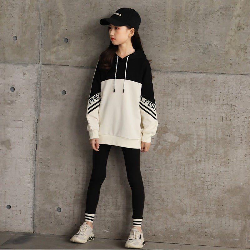 CUHK Long Sleeve Sportswear Hooded Sweatshirt - Luxury 0 by Shop Luxe Look