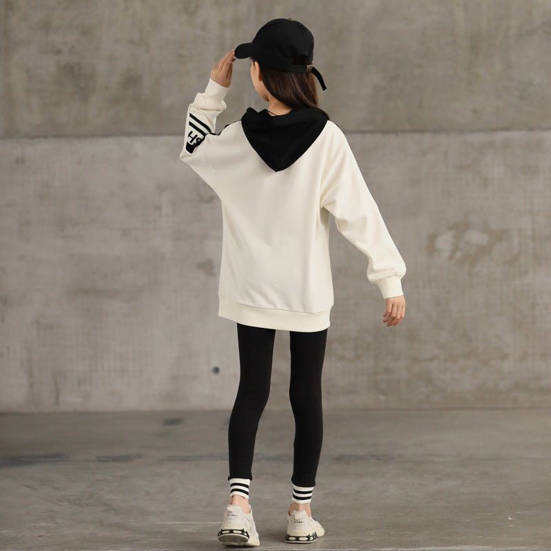 long sleeve sportswear sweatshirt-CUHK Long Sleeve Sportswear Hooded Sweatshirt-shopluxelook.store