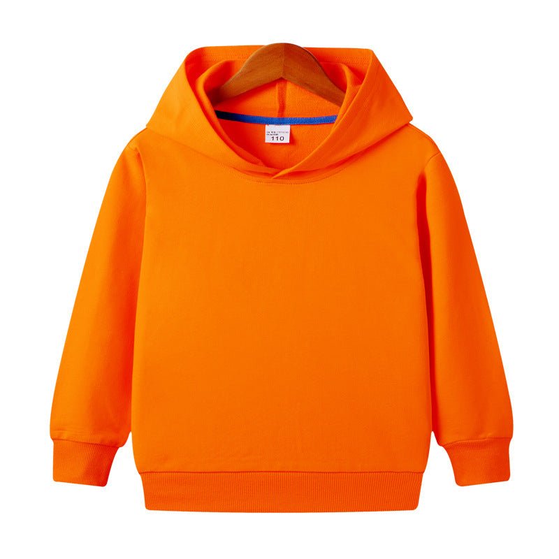 Customized Pure Cotton Hooded Blank Sweater For Middle And Small Children-shopluxelook.store