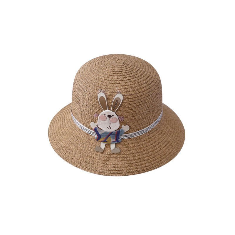 cute rabbit decoration bag-Cute Rabbit Decoration Bag Two-Piece Straw Hat-shopluxelook.store