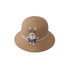 Cute Rabbit Decoration Bag Two - Piece Straw Hat - Luxury 0 by Shop Luxe Look